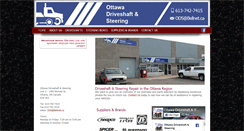 Desktop Screenshot of ottawa-driveshaft-steering.com
